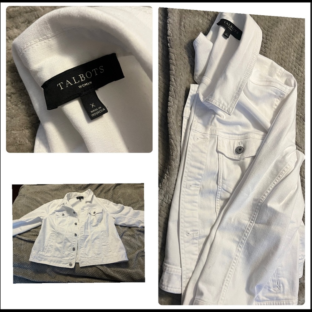 Talbot brand white size x jeans jacket